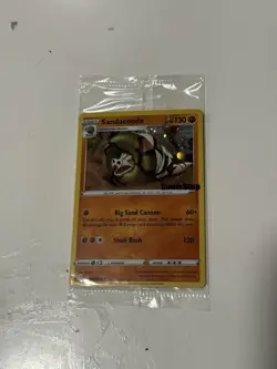 Pokemon TCG Sandaconda Holo GameStop Stamped Promo Card 082/163 New Sealed - Image 1