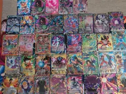 37 Card Lot 3 SPR 34 SR Rare Dragon Ball Super Masters CCG Game Gold Holo Foil - Image 3