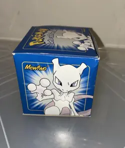 Pokemon MEWTWO 23k Gold Plated Trading Card 1999 Still Sealed With Box, NOS - Image 1