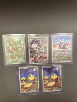 ILLUSTRATION RARE Pokemon Mega Evolution Card Lot - 5 Cards Illustration Rare - Image 1