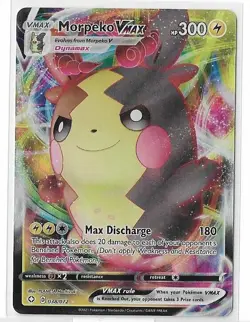 NM Morpeko VMAX 038/072 Shining Fates Ultra Rare Holo Pokemon TCG Card - Image 1