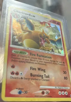 Pokemon 2009 Charizard Platinum Arceus Holo Card 1/99 *Holo Bleed* ✨ - Image 2