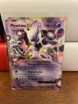 Pokemon TCG Evolutions Mewtwo EX Ultra Rare Holo Card 52/108 - Image 1