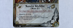 Sasuke Uchiha(State 2), Shadow of Evil Uncommon Card Naruto ccg tcg - Image 3