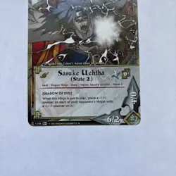 Sasuke Uchiha(State 2), Shadow of Evil Uncommon Card Naruto ccg tcg - Image 4