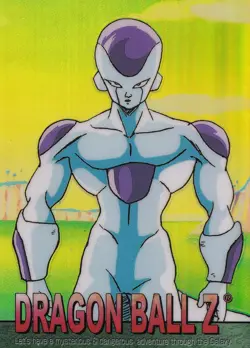 Dragon Ball Z Freeza Holochrome & Chromium Ripple W/ Acrylic Protector 3 Cards - Image 1