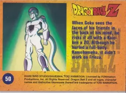 Dragon Ball Z Freeza Holochrome & Chromium Ripple W/ Acrylic Protector 3 Cards - Image 4