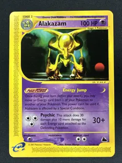 Pokemon Alakazam TCG Skyridge Card 2/144 Regular Rare 💎LP/NM💎 - Image 1