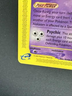 Pokemon Alakazam TCG Skyridge Card 2/144 Regular Rare 💎LP/NM💎 - Image 5