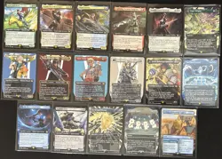 Final Fantasy MTG Foil Extended Art Borderless -35 Card Lot- Aettir and Priwen - Image 3