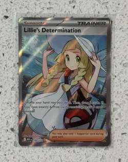 Pokemon TCG Mega Evolution Lillie’s Determination Full Art Trainer Card 169/132 - Image 1