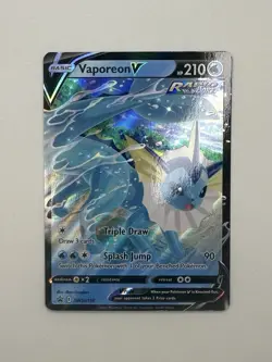 Vaporeon V SWSH150 SWSH: Sword & Shield Promo Cards Holo Pack Fresh Mint! - Image 1