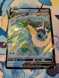 Vaporeon V SWSH150 SWSH: Sword & Shield Promo Cards Holo MINT Free Shipping - Image 1