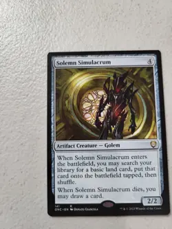 Solemn Simulacrum [Phyrexia: All Will Be One Commander] Magic MTG NM - Image 1