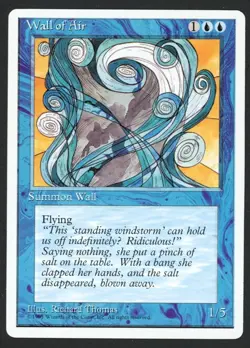 ***Wall of Air*** MTG Alternate 4th Edition Magic Kid Icarus - Image 1