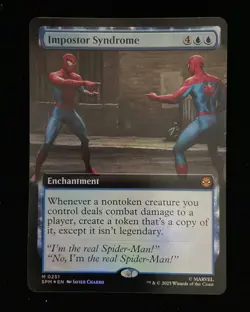 2025 Magic The Gathering MTG EN Borderless Foil M 0251 Impostor Syndrome KM035 - Image 1