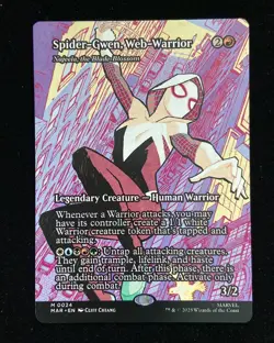 2025 Magic The Gathering MTG Marvel EN M 0024 Spider-Gwen, Web-Warrior KM035 - Image 1