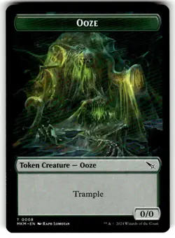 MTG Ooze Token Normal NM Murders at Karlov Manor Magic 8 - Image 1