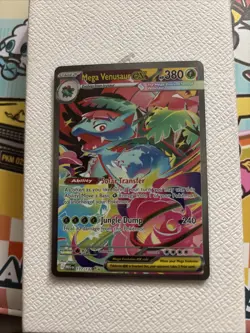Mega Venusaur EX SIR 177/132 Mega Evolution English Pokemon TCG Near Mint Card - Image 1