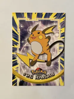 Raichu #26 1999 Topps Pokemon TV Animation Edition Series 1 - Image 1