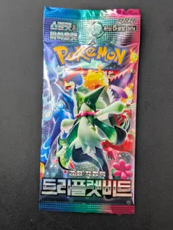 Lot (30) Pokemon Korean Scarlet & Violet SV1a Triple Beat Booster Pack Sealed #1 - Image 2