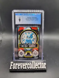1998 Pokemon Bandai Sealdass Gengar Gangar Vintage POP 3 #94 CGC 9 Old Label - Image 1