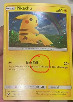 🌀Pokemon TCG - Pikachu Cosmo Holo BLEED Costco Canada 28/73 HD GALAXY SWIRL🌀 - Image 1