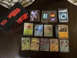 Pokemon Destined Rivals Reverse/Holo Bulk + Empty ETB Lot - Image 1