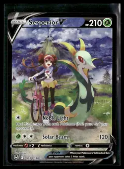 2022 Pokemon Silver Tempest Trainer Gallery Ultra Rare Serperior V TG13/TG30 - Image 1