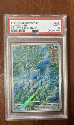 PSA 9 Mint - CLAUNCHER 205/198 Pokemon TCG Scarlet & Violet Base - Image 1