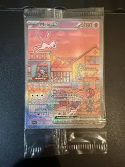 Mew ex SVP 053 Pokemon TCG Scarlet Violet 151 Black Star Promo Full Art SEALED - Image 1