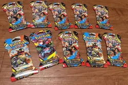 Lot of x10 Pokemon Mega Evolution Sleeved Booster Packs sealed IN HAND! - Image 1