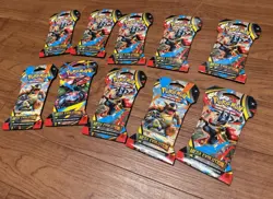 Lot of x10 Pokemon Mega Evolution Sleeved Booster Packs sealed IN HAND! - Image 2
