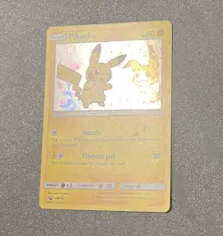 ⚡Pikachu & Mimikyu 2019 Sun and Moon Black Star Holo Promo SM162 EX-NM Pokemon! - Image 5