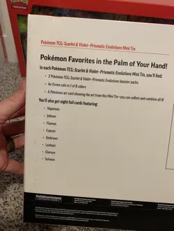 Pokemon TCG: Scarlet & Violet- Prismatic Evolutions Mini Tin Costco Collection - Image 3