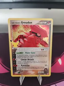 Team Magma's Groudon 9/95 Pokemon TCG Celebrations 25th Anniversary - Image 1
