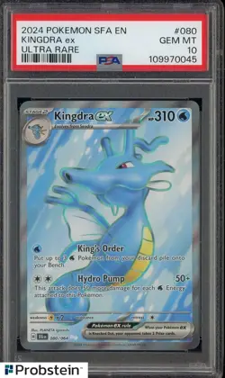 Pokemon Shrouded Fable Kingdra 080 PSA 10 Gem Mint - Image 1