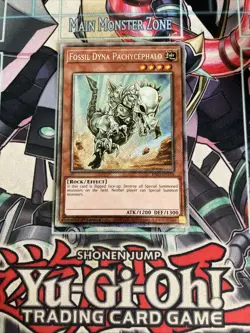 Fossil Dyna Pachycephalo Platinum Secret Rare RA03-EN195 Yugioh - Image 1