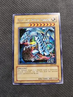 Yu-Gi-Oh! TCG Blue-Eyes White Dragon (Version 3) Legendary Collection Kaiba Mega - Image 1