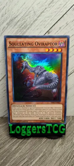 Yu-Gi-Oh! Souleating Oviraptor / SR04 EN002 1st Edition MP - Image 1