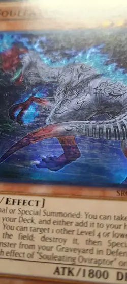 Yu-Gi-Oh! Souleating Oviraptor / SR04 EN002 1st Edition MP - Image 2