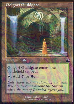 Foil Golgari Guildgate - Ravnica Remastered | MTG Card - Image 3