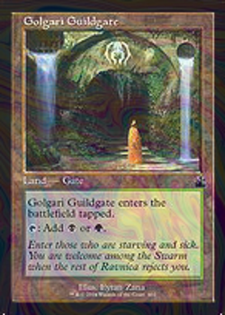 Foil Golgari Guildgate - Ravnica Remastered | MTG Card - Image 4