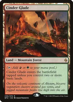 Cinder Glade - Battle for Zendikar | MTG Card - Image 1