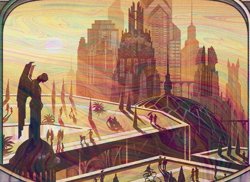 Foil Botanical Plaza - Streets of New Capenna | MTG Card - Image 2