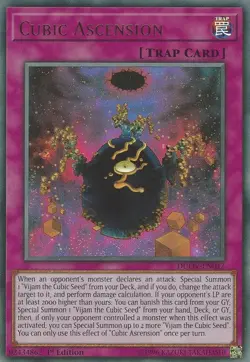 Cubic Ascension - DUOV-EN047 - Ultra Rare - 1st Edition Near Mint Yugioh! Card - Image 1