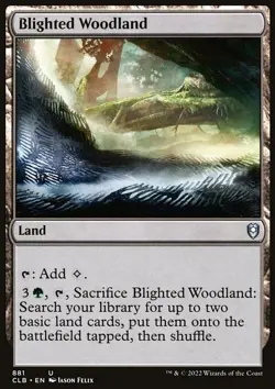 Blighted Woodland - Commander Legends: Battle for Baldur's Gate | MTG Card - Image 3