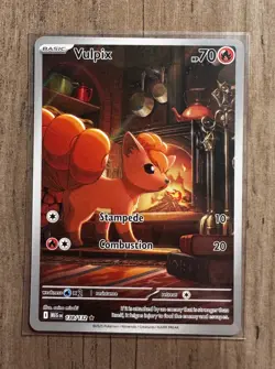 Vulpix 138/132 Mega Evolution Full Art Minty! NM Pokemon Card - Image 1