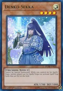 Denko Sekka - DUDE-EN030 - Ultra Rare - 1st Edition Near Mint Yugioh! Card - Image 1