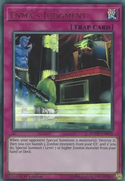 Enma's Judgment - DUOV-EN042 - Ultra Rare - 1st Edition Near Mint Yugioh! Card - Image 1